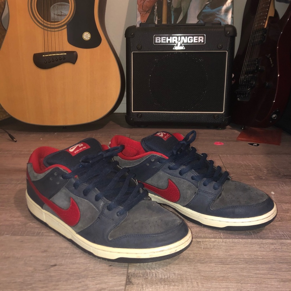 Nike Dunk Low Obsidian Red